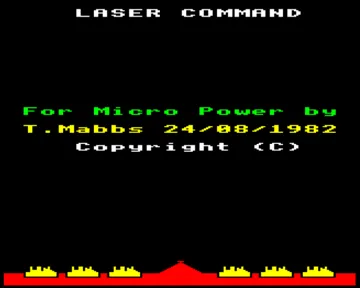 Laser Command (1982)(Micro Power)[h TSTH] screen shot title